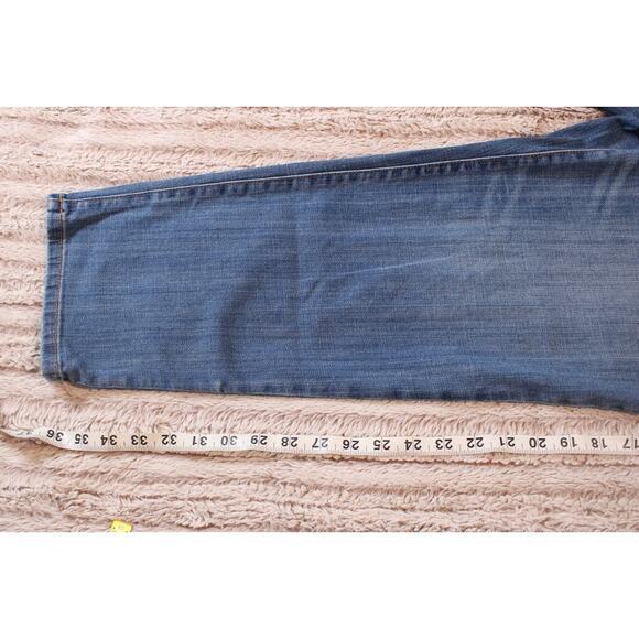 Chicos So Slimming Girlfriend Crop Jeans Chicos Sz Blue Jeans, nice - Picture 3 of 14